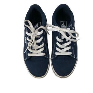 VANS Little Boys Low Top Lace Up Blue Sneakers Size 2
